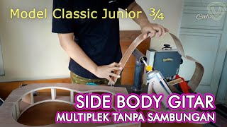 Bending Guitar Side  Cara Membengkokkan kayu Side Body Gitar [upl. by Renate]