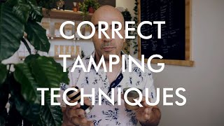 How do you tamp coffee The most consistent tamping technique for espresso coffee [upl. by Neyr]