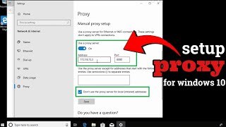 How To Setup Free Proxy Server For Windows 10 [upl. by Adil21]