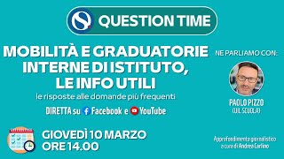 Mobilità e graduatorie interne d’istituto le risposte alle domande più frequenti [upl. by Ornas]