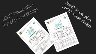 30x27 house plan30x27 house designhouseplan housedesign [upl. by Nojram]