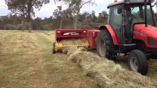 New Holland 575 Square Baler [upl. by Gnek686]