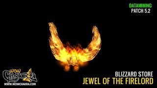 Patch 52  Jewel of the Firelord update Blizzard Store [upl. by Bamby]