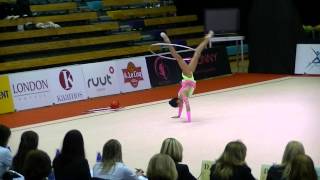 Piriyeva Zhala AZE 2000 hoop Miss Valentine 2014 Qual [upl. by Stringer]