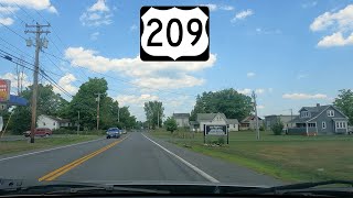 ⁴ᴷ⁶⁰ Driving US Route 209 from Accord NY to Stone Ridge NY [upl. by Tterrag]