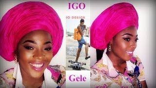 Igo Shows How to Tie a Gele [upl. by Ssenav]