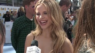 Halston Sage interview  MTV Movie Awards 2015 [upl. by Eelta]