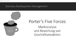 Porters five forces  Branchenstrukturanalyse [upl. by Bael]