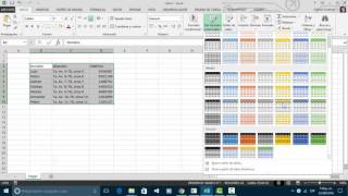 Dar formato a una tabla Excel 2013 Principiantes [upl. by Hakym779]