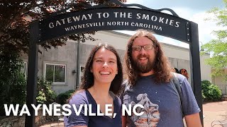 Fun Visit to Waynesville NC  Gateway to the Smokies  Asheville NC day trip [upl. by Einavoj]