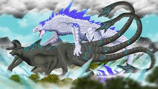 Shimo vs Slattern  Monsterverse x Pacific Rim 3  ANIMATION [upl. by Akinak]