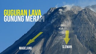 Erupsi Merapi  Luncuran Batu Lava Besar dari Puncak Gunung Merapi  Live Merapi Hari ini [upl. by Karla]