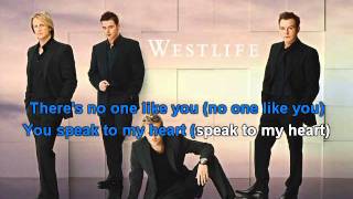 Westlife  If I let you go karaoke with lyrics [upl. by Yendis]