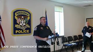 Audio Ansonia Police Department Press Conference On Westfield Ave MurderSuicide [upl. by Etiragram]