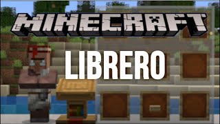 COMO HACER UN ALDEANO LIBRERO EN MINECRAFT [upl. by Lemart]