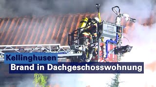 Dachgeschosswohnung in Kellinghusen abgebrannt [upl. by Heid]