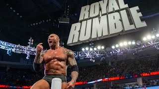 Batista wins the Royal Rumble Match for a second time Royal Rumble 2014 [upl. by Aiyot]