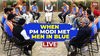 LIVE PM Modi Meets Team India  T20 World Cup WinningTeam Indias Interaction With PM Modi  LIVE [upl. by Ecreip]