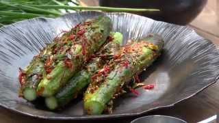 How to make Korean Cucumber Kimchi [upl. by Svend]