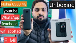 Nokia 6300 4G Unboxing in Pakistan [upl. by Naget]