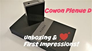 Unboxing amp First Impressions of Cowon Plenue D [upl. by Sonia]