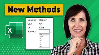 NEW Excel DropDown Lists That Adapt to Your Data [upl. by Lotsyrc]