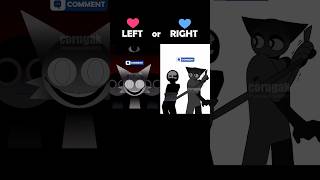 Left or Right  Guess which Incredibox Sprunki is correct Microwave shorts [upl. by Codee]