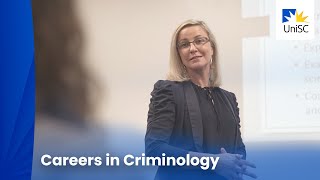 Careers in criminology [upl. by Varden]