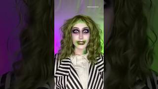 let’s transform into beetlejuice 🪦 nyxcosmeticspartner nyxcosmeticsbeetlejuice whostolehalloween [upl. by Ardnuahsal905]