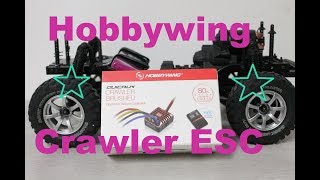 Project MST CFX  Hobbywing Quicrun WP 1080 Crawler Brushed ESC [upl. by Gyimah10]