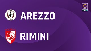 Arezzo  Rimini 11  Gli Highlights [upl. by Odlopoel]