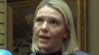 Listhaug ville ikke svare på spørsmål fra pressen [upl. by Decca209]