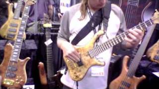 Doug Johns  Marleaux BassGuitars NAMM booth 2011 [upl. by Carlo]