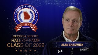 COACH ALAN CHADWICK  GEORGIA SPORTS HALL OF FAME [upl. by Ennaitsirhc811]