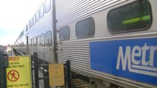 Metra amp Amtrak Action in Joliet Feb 16 2017 Ft Metra F59 [upl. by Atinuhs]