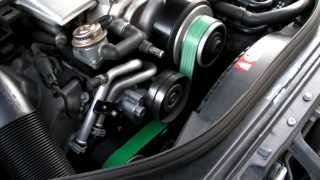 Mercedes E55 AMG 83mm Supercharger Pulley  Revving and Whistling [upl. by Tombaugh918]