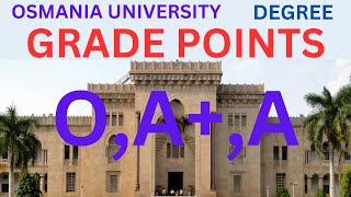 osmania university Degree Grade Points OAA awardedamp osmania university 2024 Grading systemviral [upl. by Feingold]