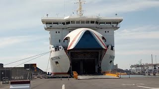 Na pokładzie promu BALTIVIA  POLFERRIES  rejs Ystad  Świnoujście  Ferries Channel [upl. by Kunz368]