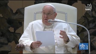 Papa Francesco Udienza Generale 3 gennaio 2024 [upl. by Noirad278]