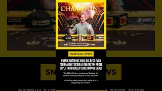 Patrik Antonius wins 51 million at the Triton Poker Super High Roller Series poker pokernews [upl. by Hussar]