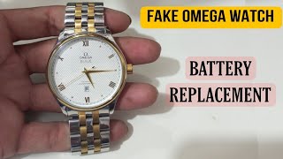 How To Change Battery OMEGA Watch  Jilani Watch Repair Channel [upl. by Ecinom]