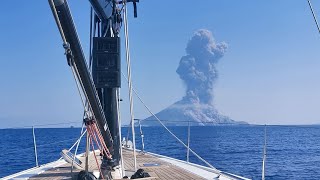 Watch the EXACT moment the Stromboli volcano erupted 03July2019 [upl. by Naitsirhc]