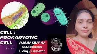 CELL PROKARYOTIC CELL LEC2 BY VARSHA SHARMA MAAMnseb neet olympiad biology [upl. by Salguod]