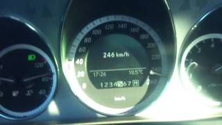 W204 C350 Top Speed [upl. by Yelserp]