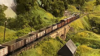 Heavy Haulage on the Yorkshire Dales Model Railway [upl. by Ahsatel]