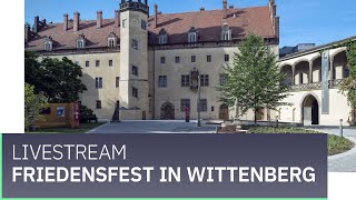 Friedensfest in Wittenberg 40 Jahre quotSchwerter zu Pflugscharenquot  MDR [upl. by Latashia]