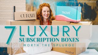 7 Luxury Subscription Boxes worth splurging on [upl. by Errot]