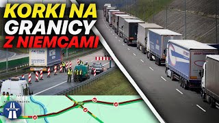 Korki na granicy z Niemcami  omówienie zagadnienia [upl. by Nytsirc]