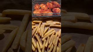 Simple Baked Potatoes amp Breaded Pork Chops fries foodlover food shortvideo trend yummyrecipe [upl. by Otto]