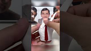 Clay Artisan JAY ：Creating a Funny Clay Portrait of Mr Bean [upl. by Brezin]